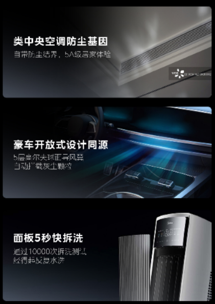 四十年创新基因引领空调性能革命凯发k8入口美的全面风空调：以(图4)